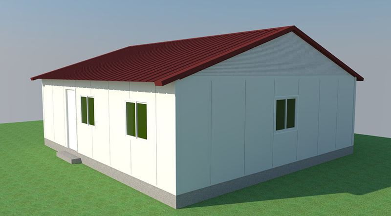 Cost Saving Sandwich Panel Prefab House