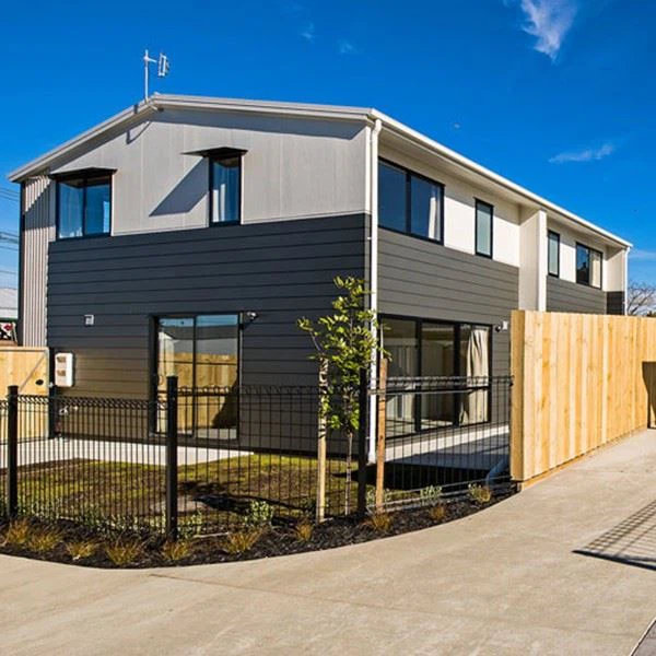 Fiber Cement Board Cladding Prefab House