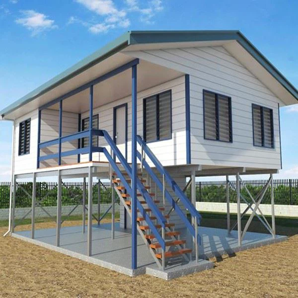 Fiber Cement Board Cladding Prefab House