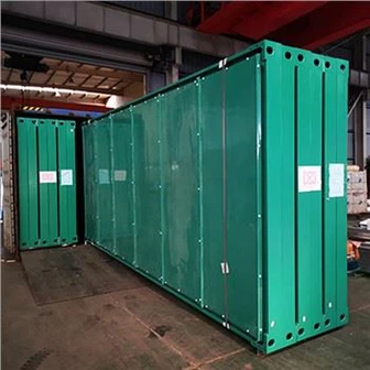 Case container flat pack da 40 piedi