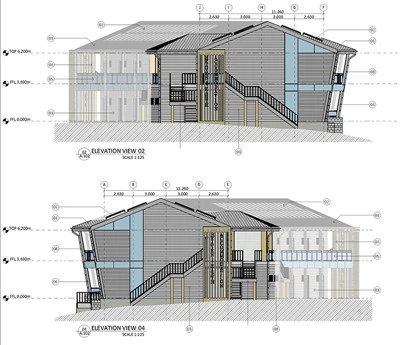 Progettazione strutturale ed elenco dei materiali di un hotel prefabbricato a due piani-per un cliente brasiliano