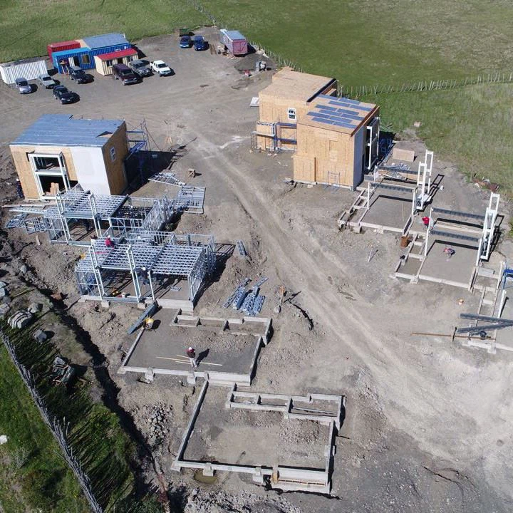 Two-Storey Light Steel Keel Townhouses Design For Natales, Southern Chile best