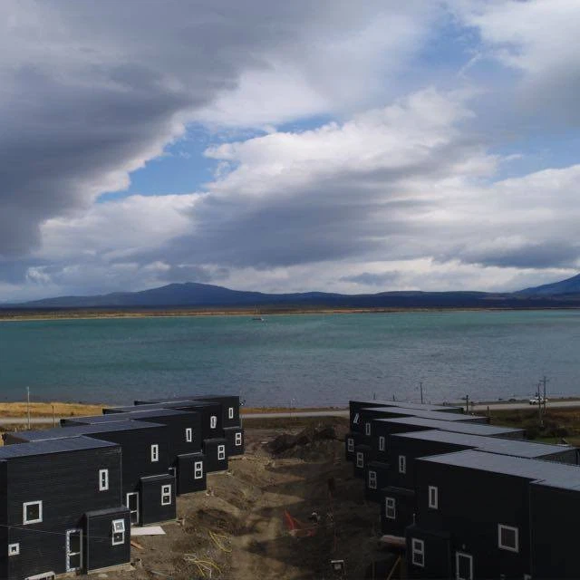 Two-Storey Light Steel Keel Townhouses Design For Natales, Southern Chile suppliers